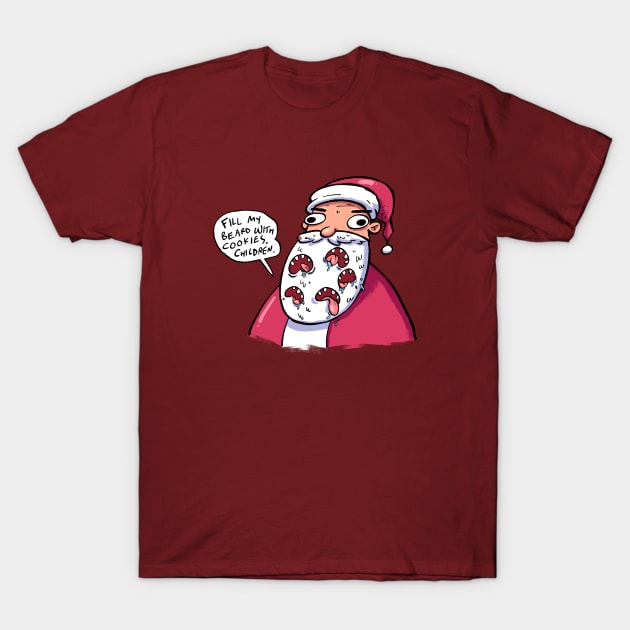 Santa Beard T-Shirt by neilkohney